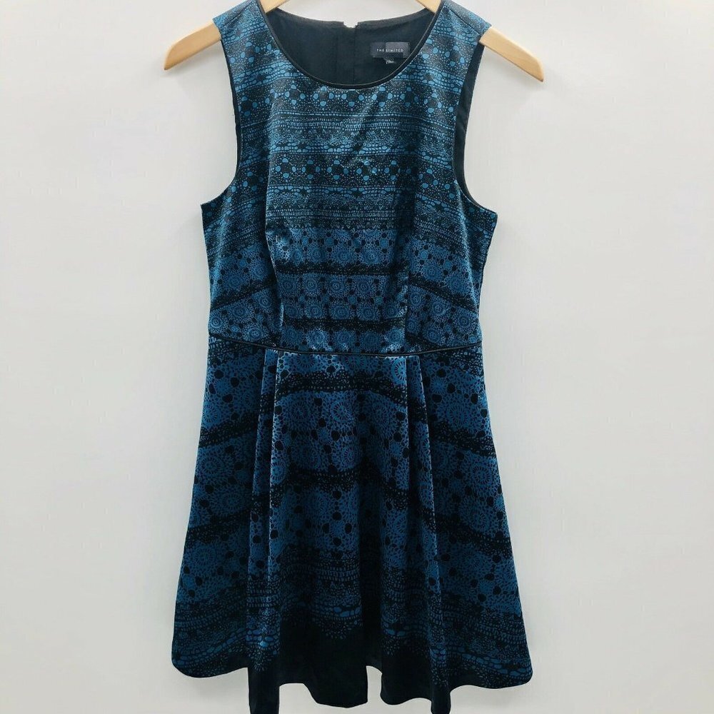 The Limited Sleeveless A Line Printed Dress